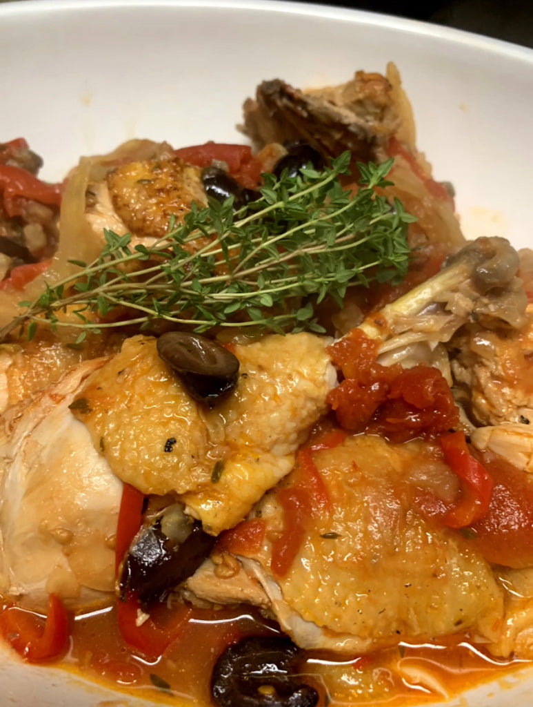 This Provence Style Braised Chicken was easy to make and Insanely Delicious!